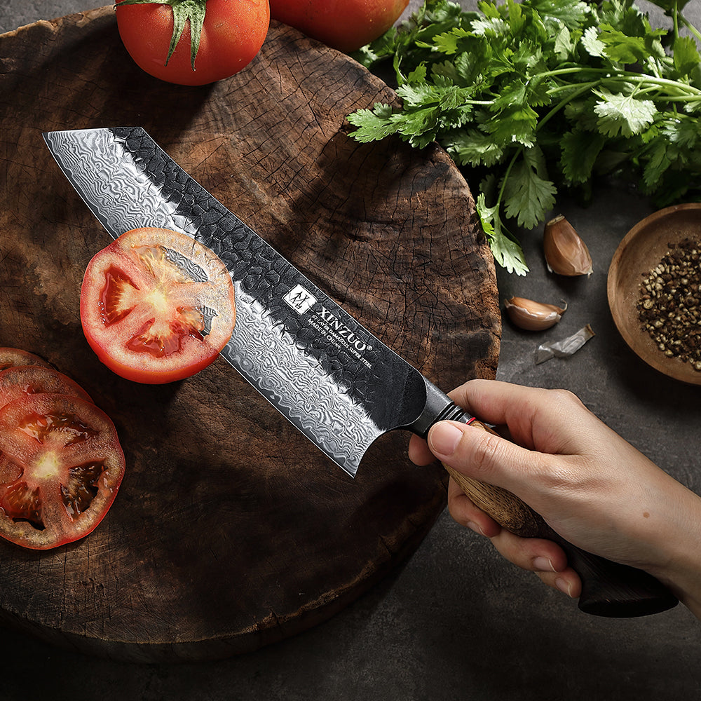 Cuchillo Bunka 21,5 cm · Mo Damasco