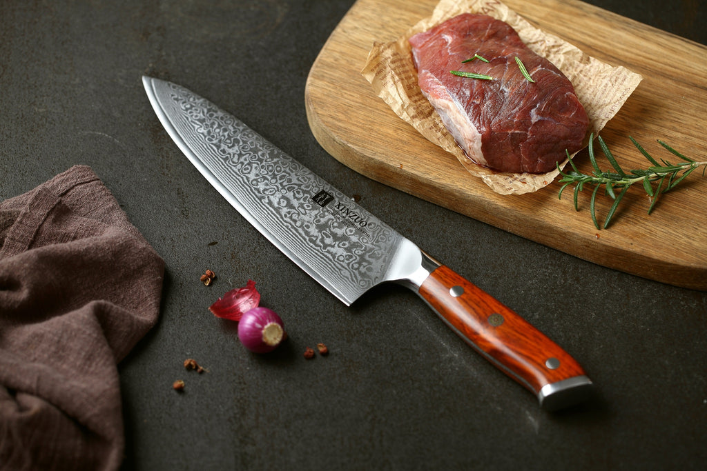 Cuchillo Chef 20 cm Yu Damasco