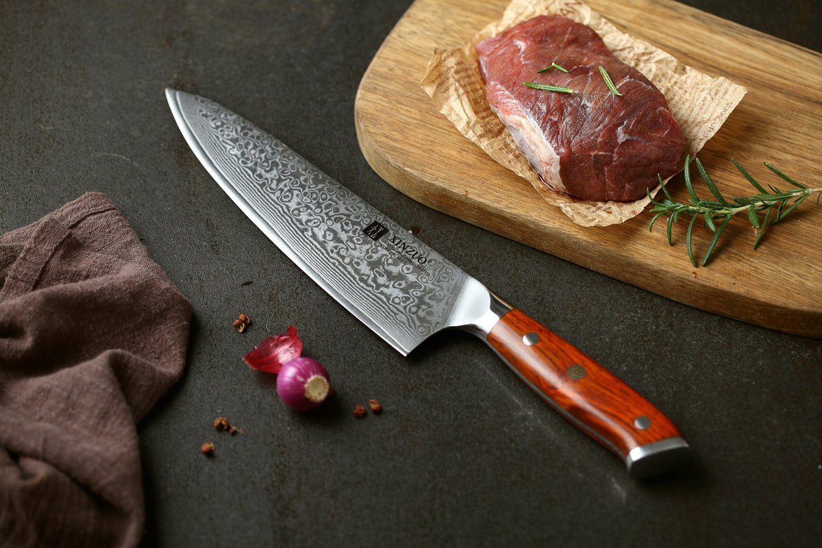 Cuchillo Chef 20 cm Yu Damasco