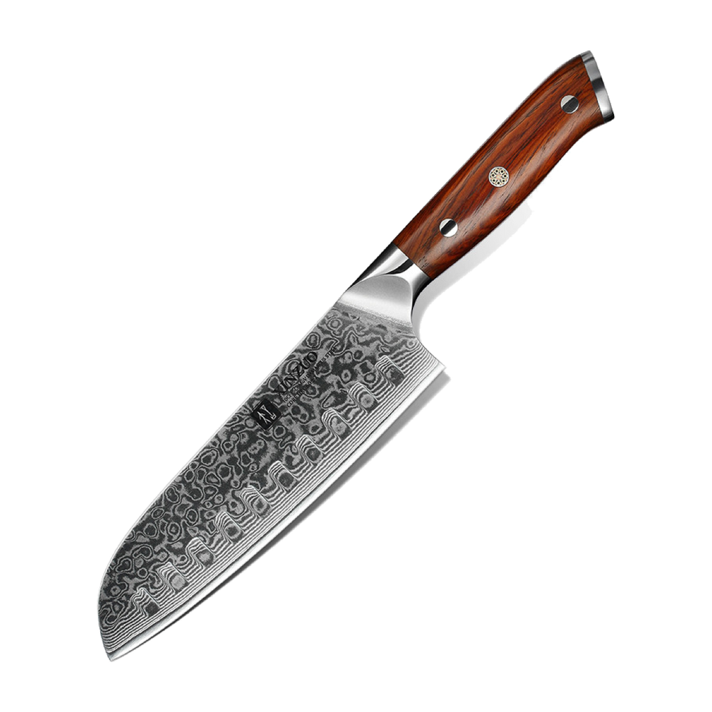 Cuchillo Santoku 18 cm · Yu Damasco