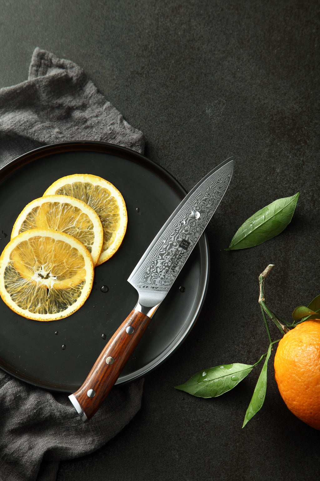 Cuchillo Utilitario 13 cm · Yu Damasco