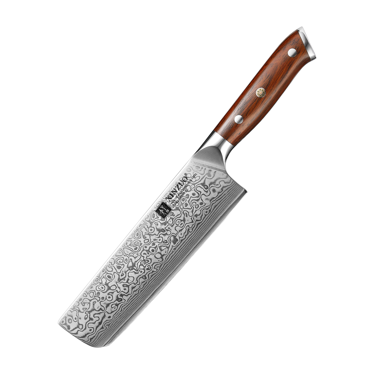 Cuchillo Nakiri 18,5 cm · Yu Damasco