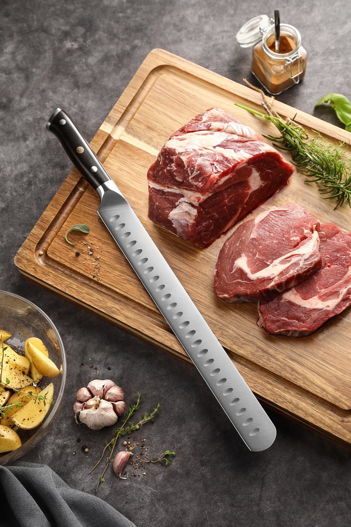 Cuchillo para Trinchar 30 cm · Yu Acero Alemán