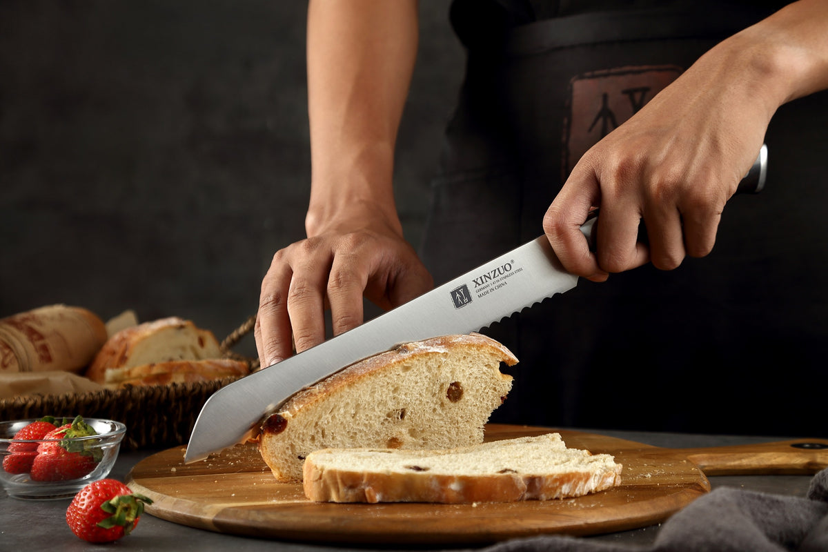 Cuchillo de Pan 23 cm · Yu Acero Alemán