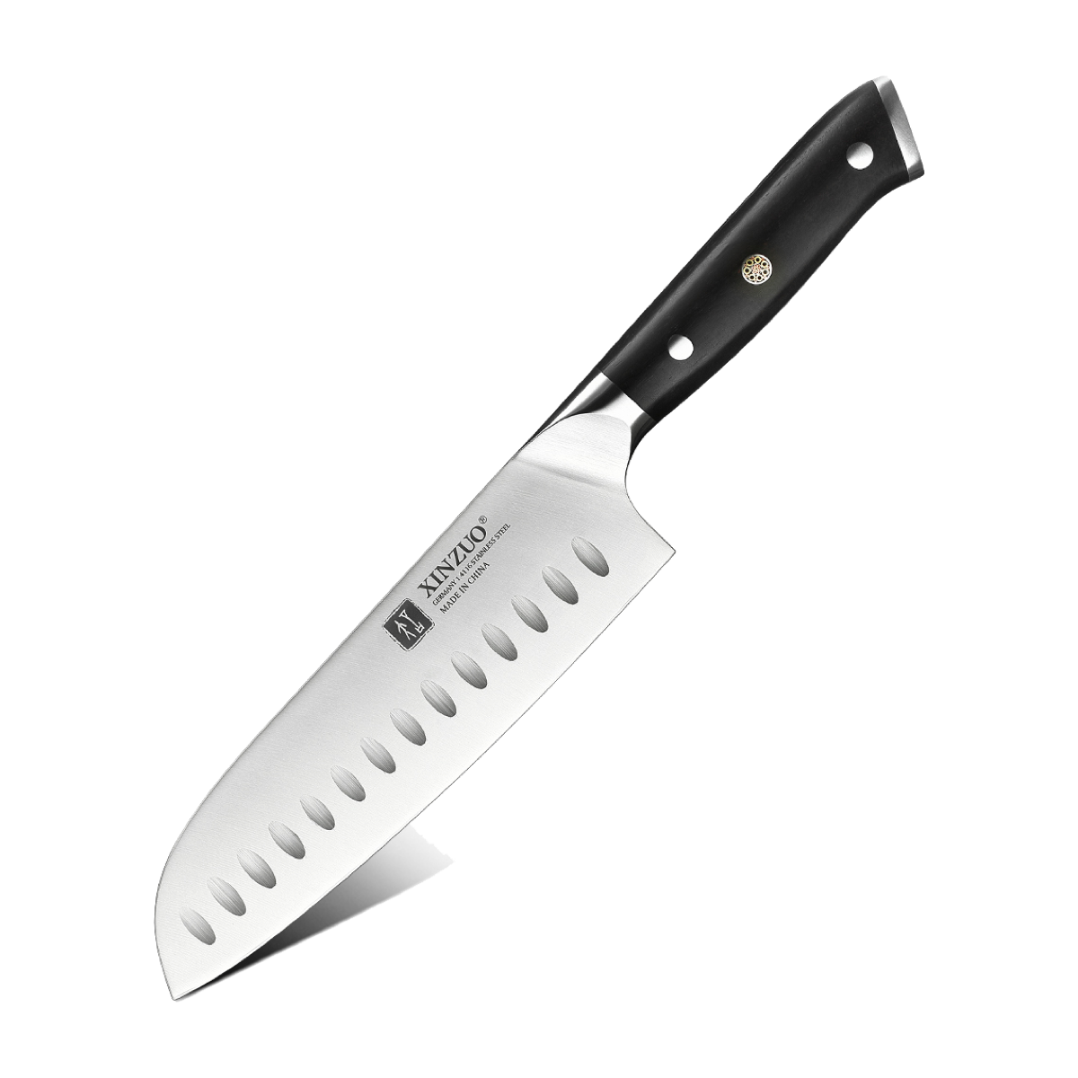 Cuchillo Santoku 18 cm · Yu Acero Alemán