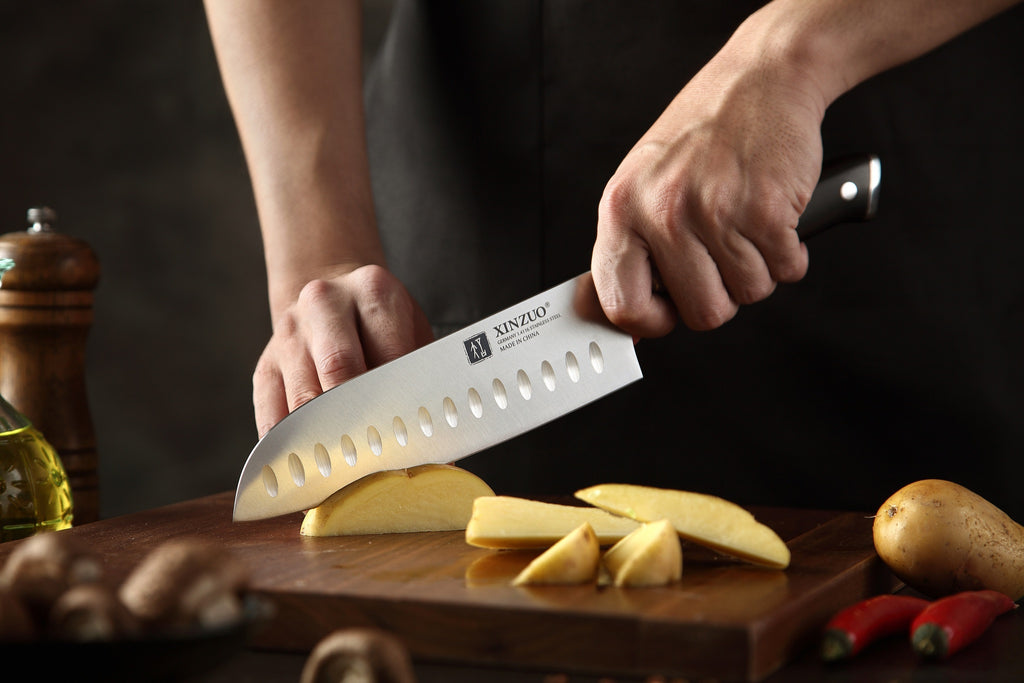 Cuchillo Santoku 18 cm · Yu Acero Alemán