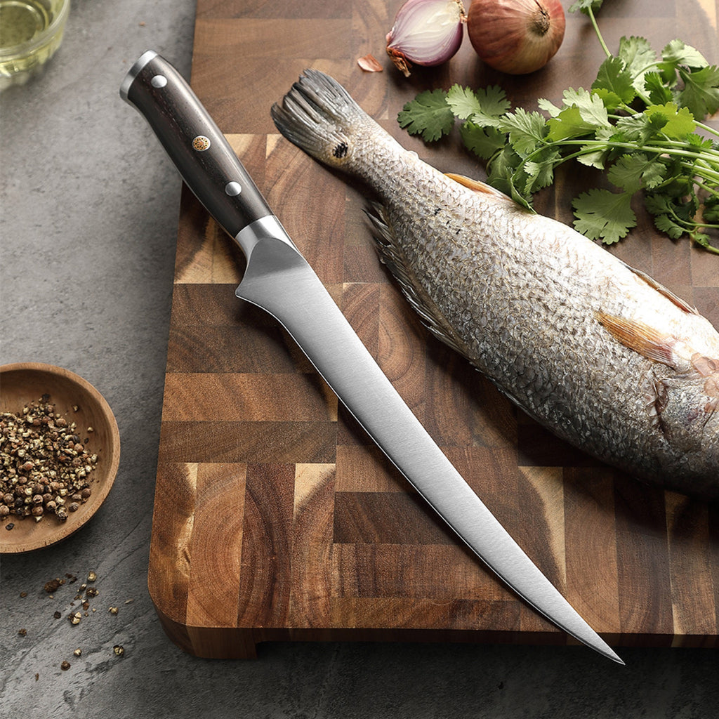 Cuchillo Fileteador 23 cm · Yu Acero Alemán