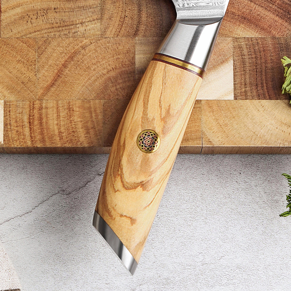 Cuchillo Santoku 18 cm · Lan Damasco