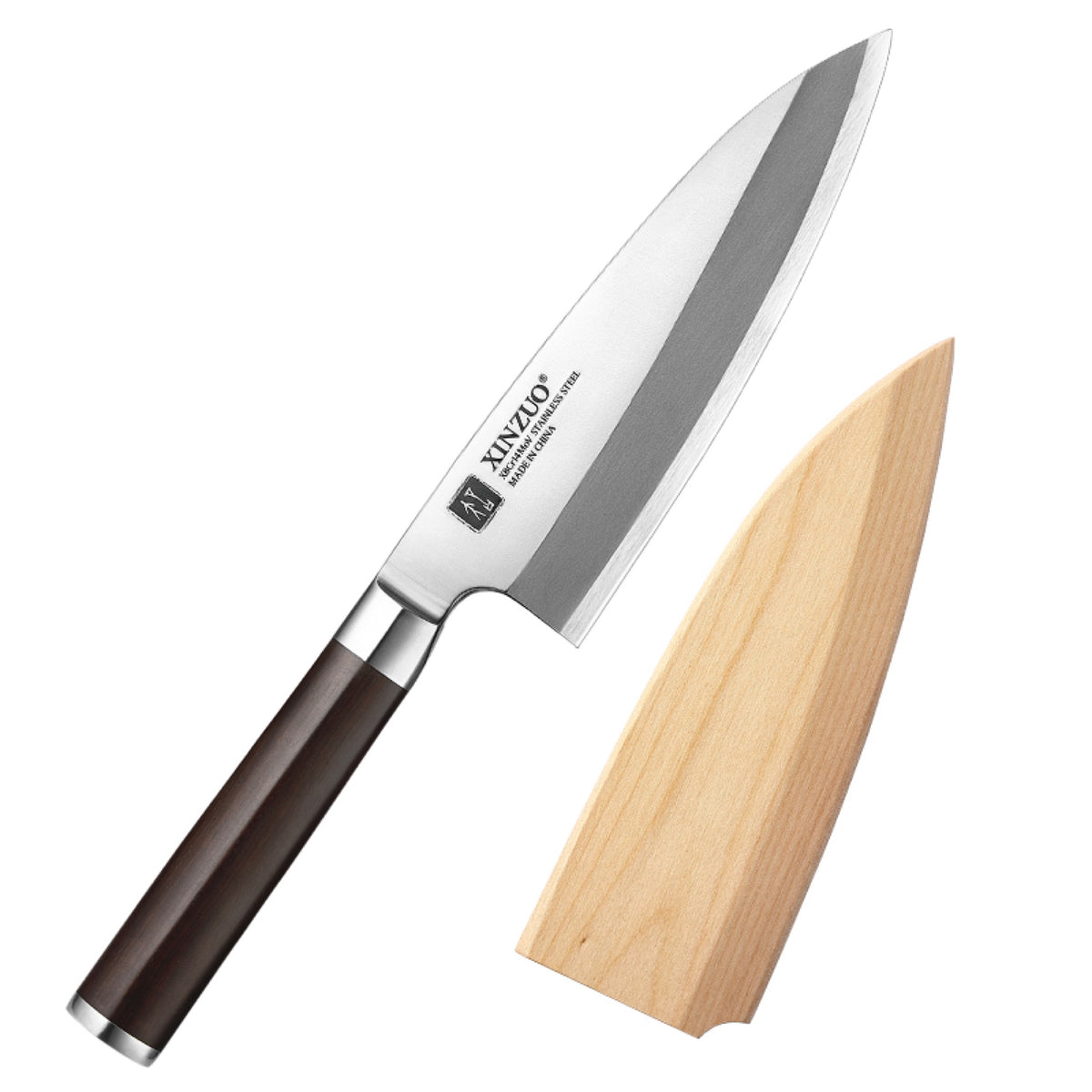 Cuchillo Deba 18 cm con funda
