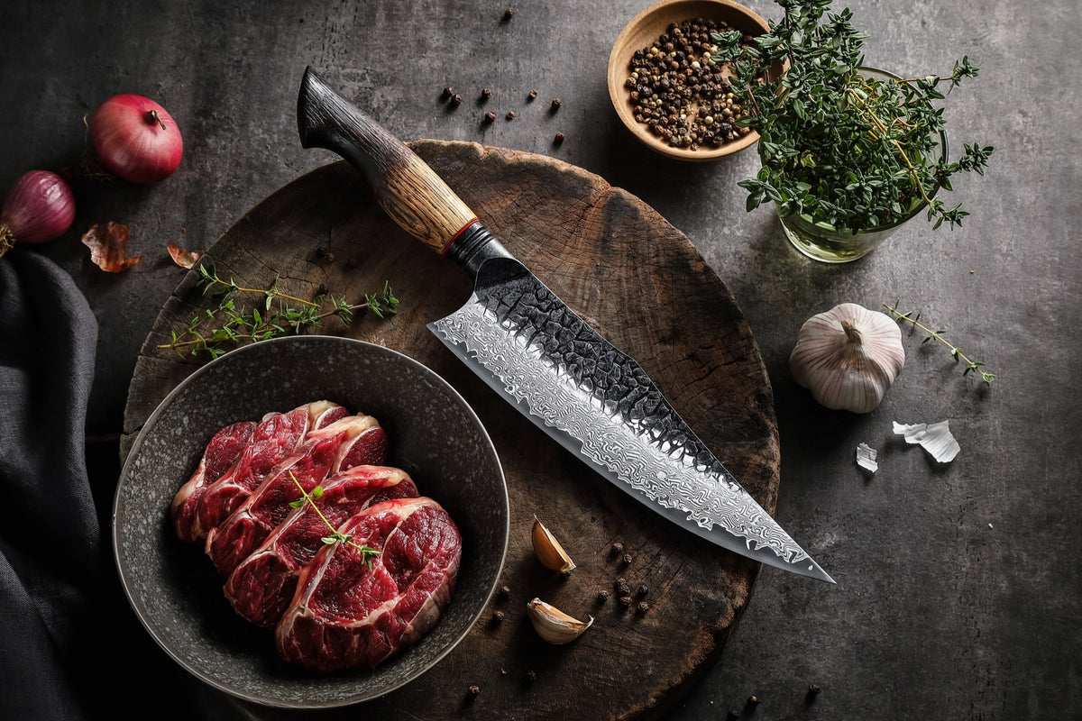 Cuchillo Chef 21,5 cm · Mo Damasco